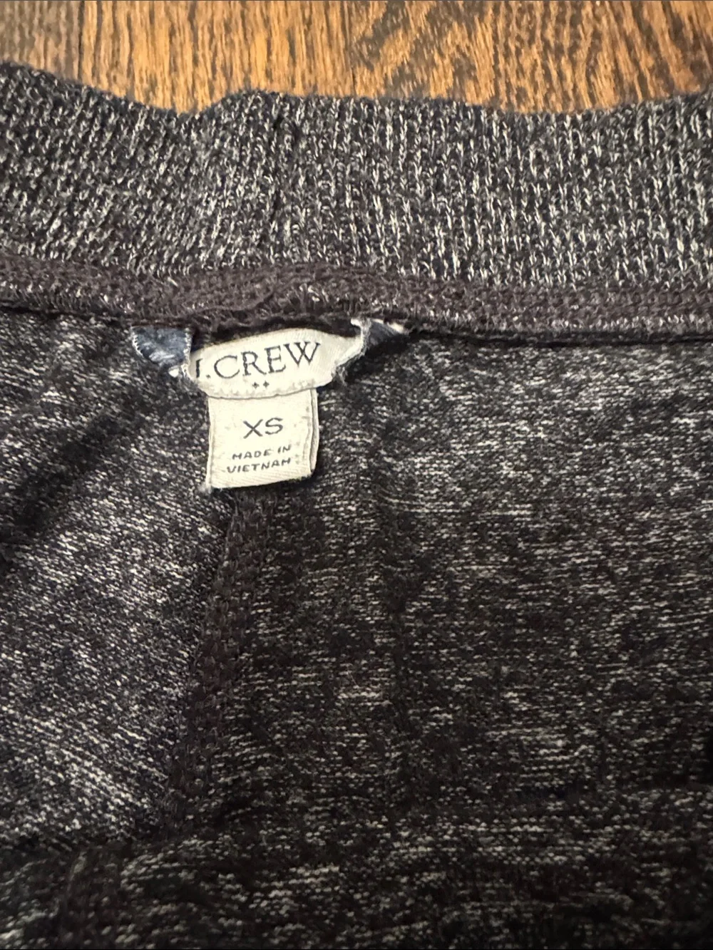 J. Crew Charcoal Heather Athletic Drawstring Shorts